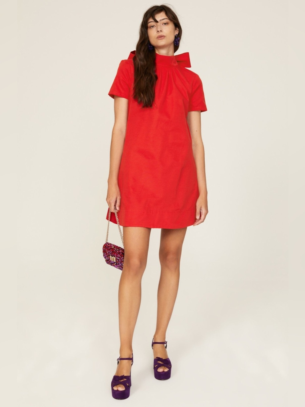 Staud Mini Ilana Dress Large
